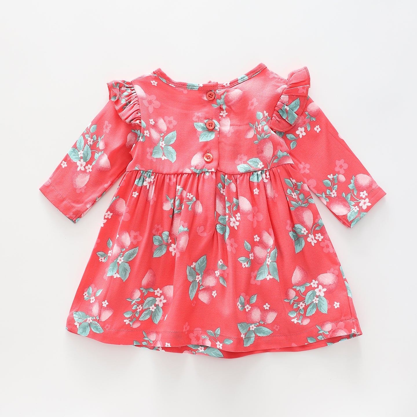 Strawberry Print Baby Girls' Dress