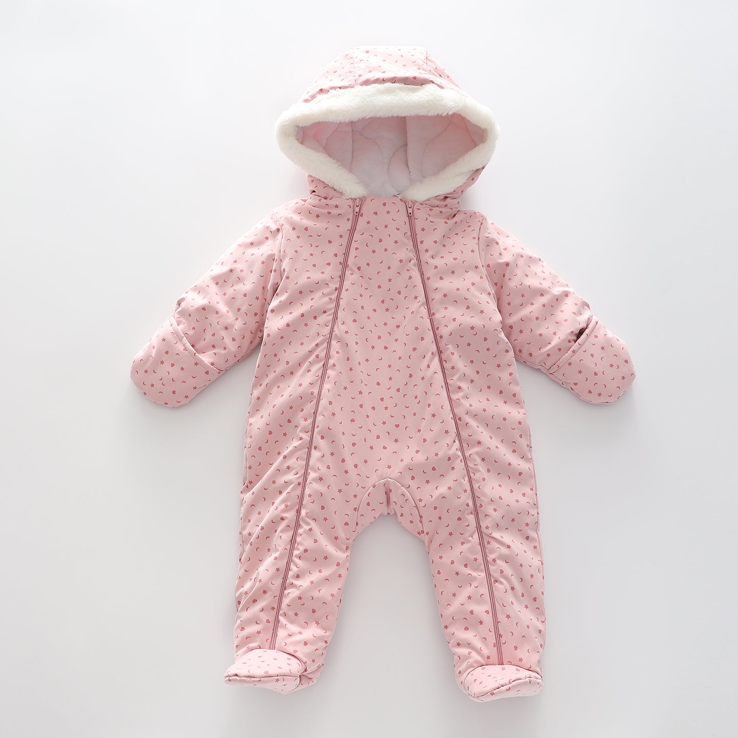 Baby Girls' Pink Padded Suit