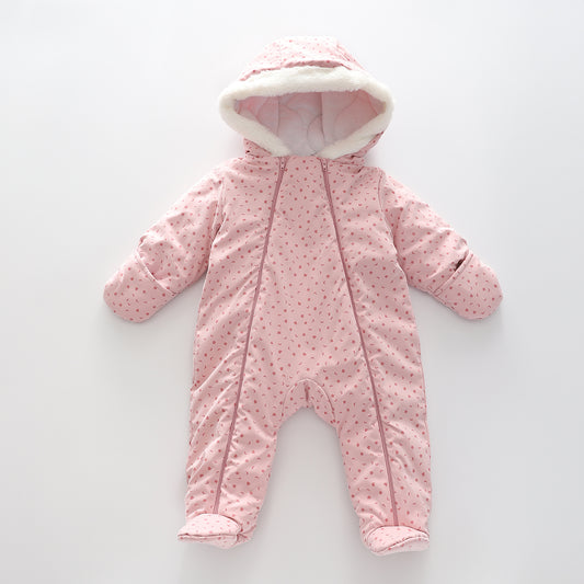 Baby Girls' Pink Padded Suit