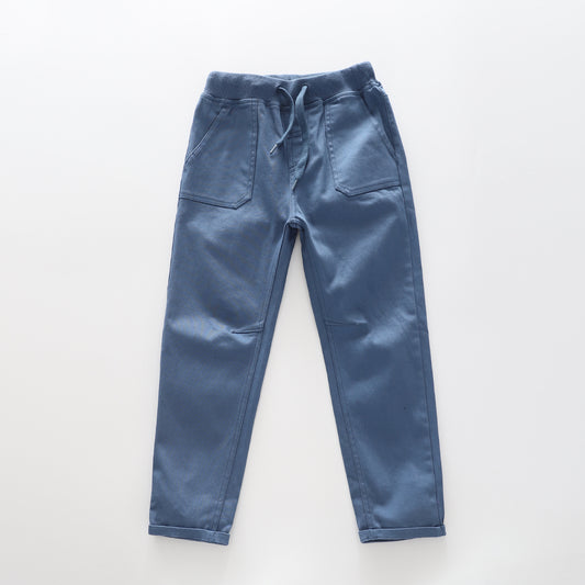 Junior Boys Dark Blue Pull-on Pants