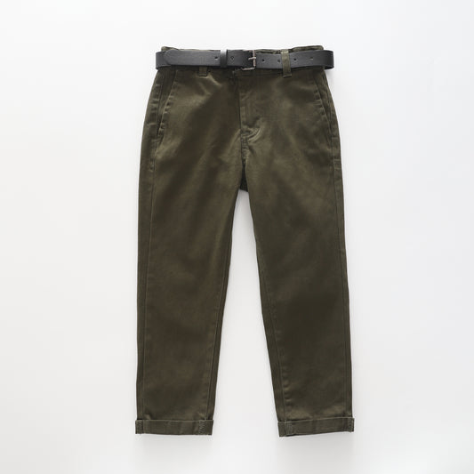 Grow Boy's Pants In Green Corduroy