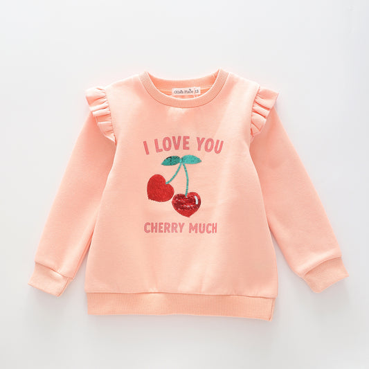 Junior Girls' Cherry Sweatshirt