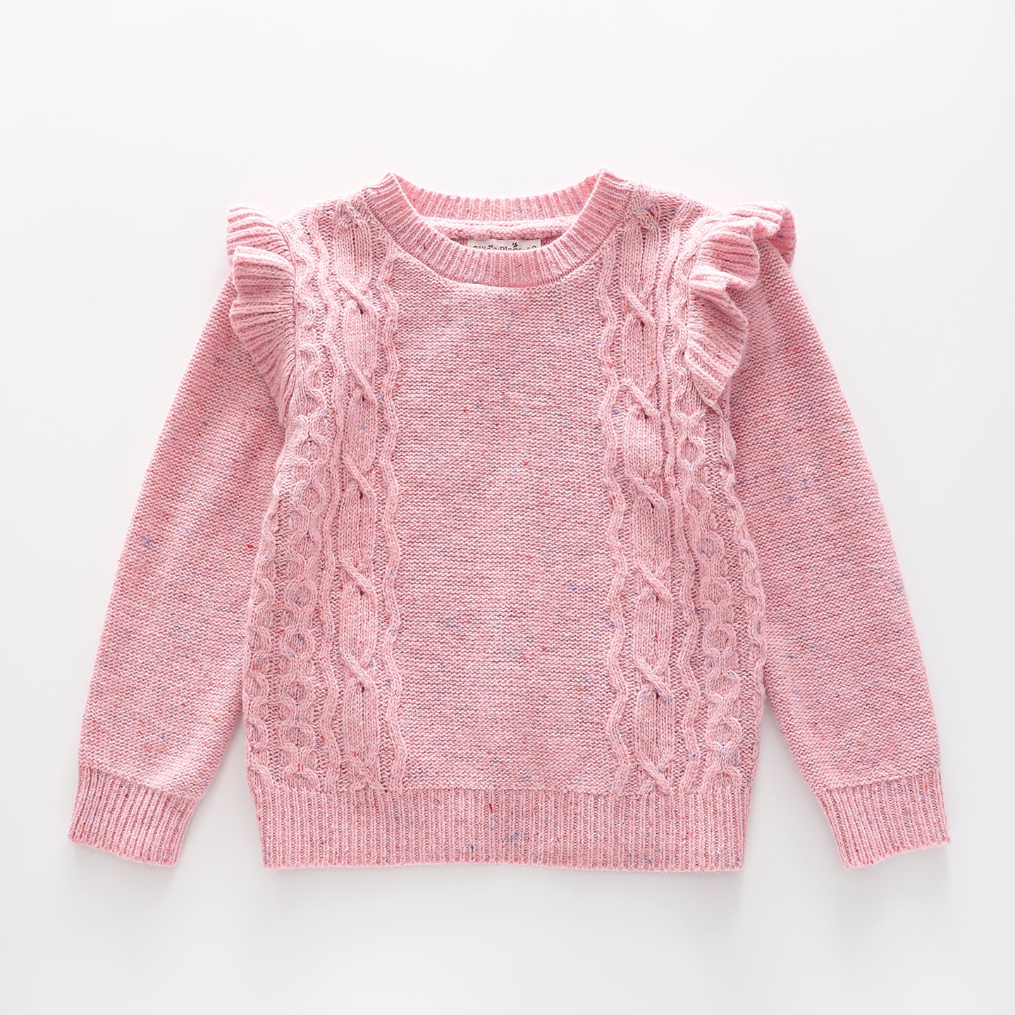 Girls' True Knit Pink Sweater