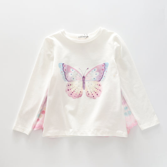 Junior Designer Collection - Butterfly Wing Long Sleeve Top