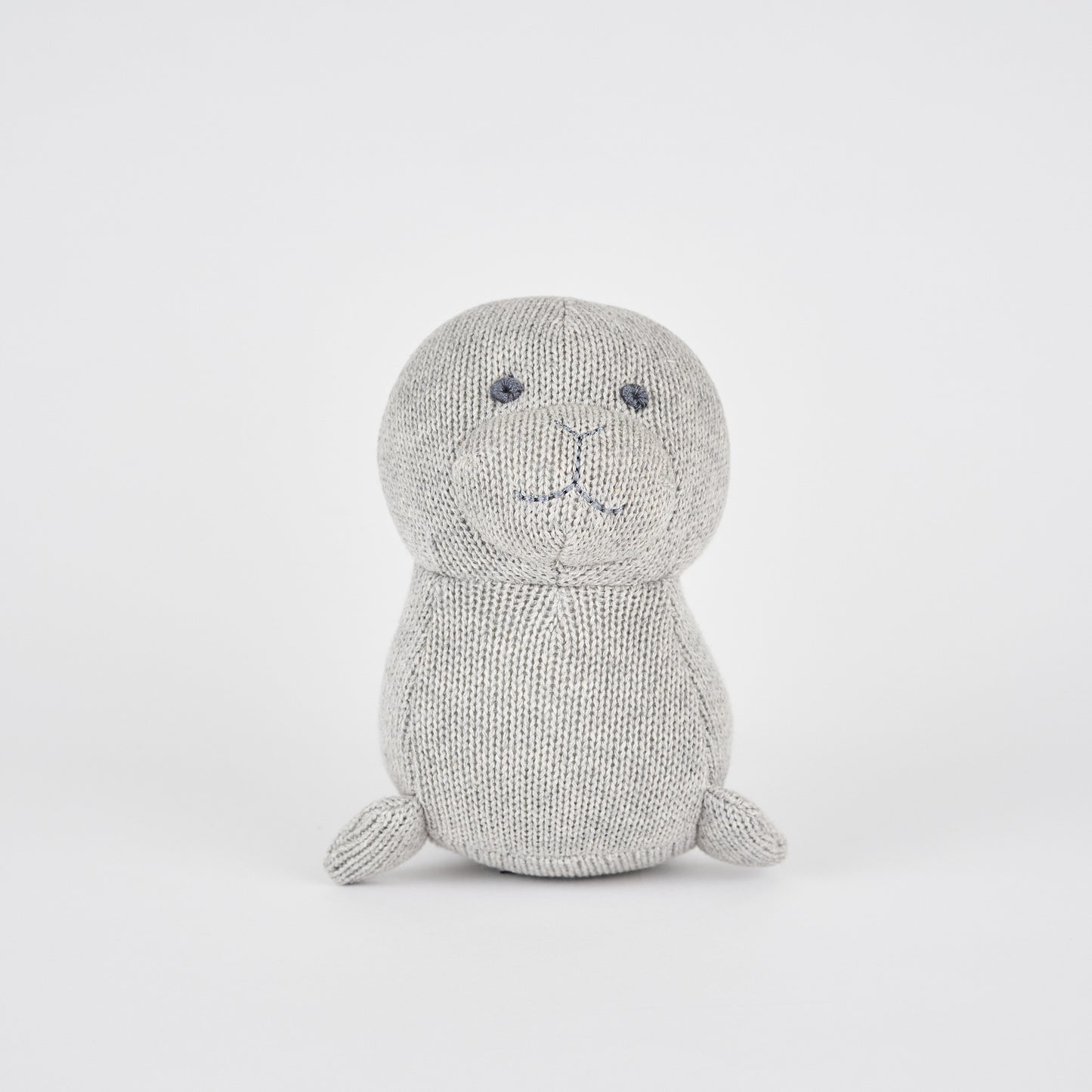 Grey Crochet Seal