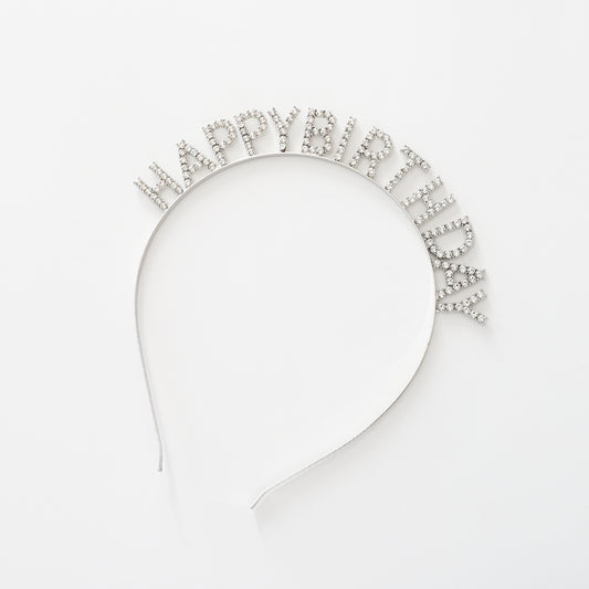 Happy Birthday Diamante Headband