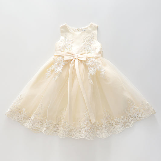 Girls' Champagne Special Occasion Gown