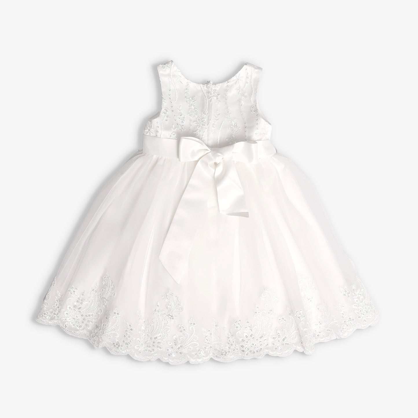 Girls' Ivory Tulle Formal Occasion Dress