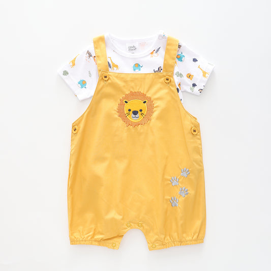 Baby and Infant Boys Roarsome Overalls Outfit