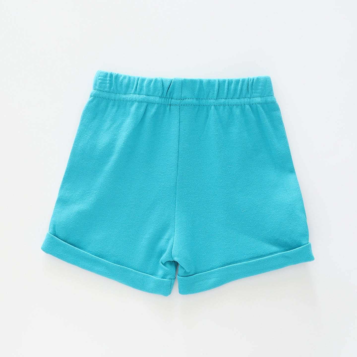 Baby Boys Teal Blue Knit Shorts
