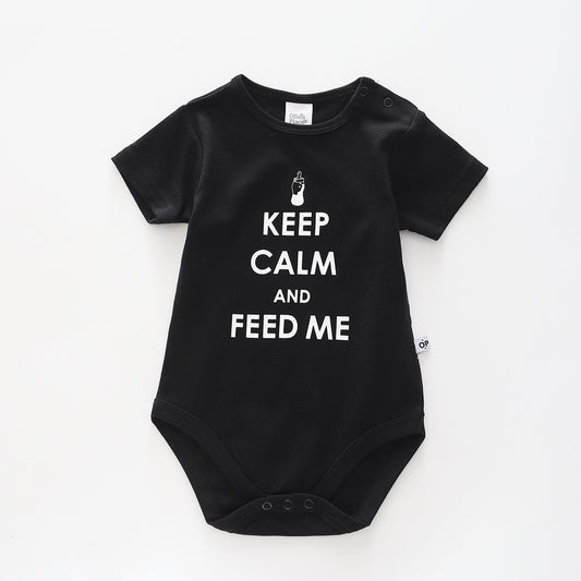Baby's Keep Calm and Feed Me Bodysuit