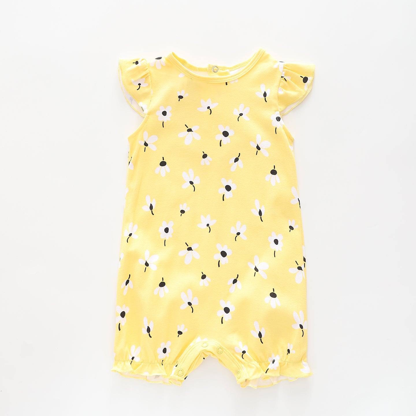 Baby Girls Sunshine Yellow Romper