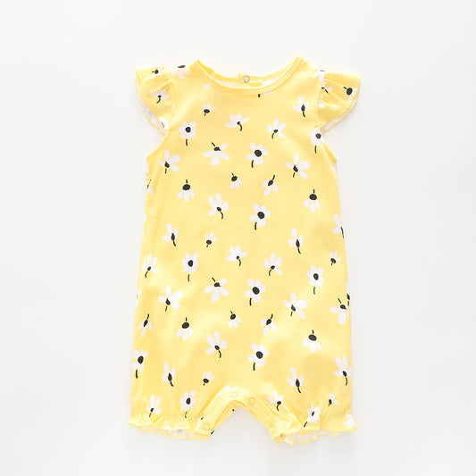 Baby Girls Sunshine Yellow Romper