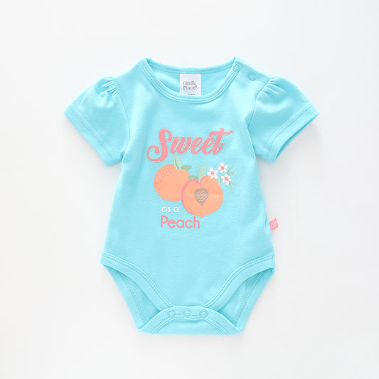 Baby Girls Sweet As A Peach Bodysuit