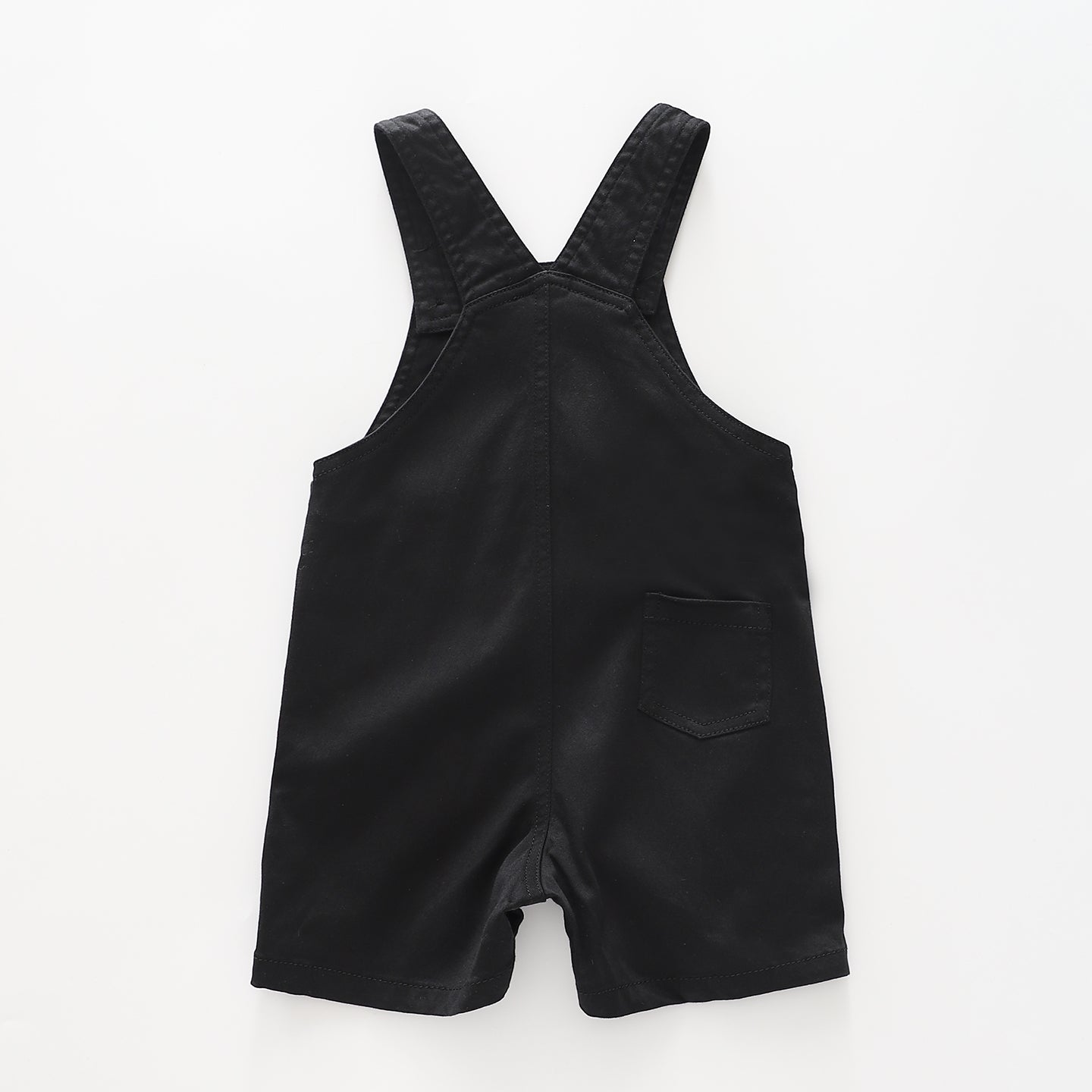 Infant and Toddler Boys Black Overalls