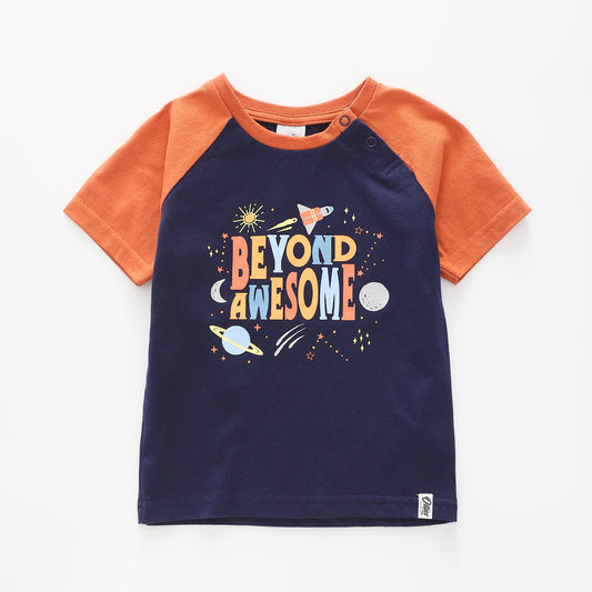 Boys Graphic Print T-shirt - Beyond Awesome
