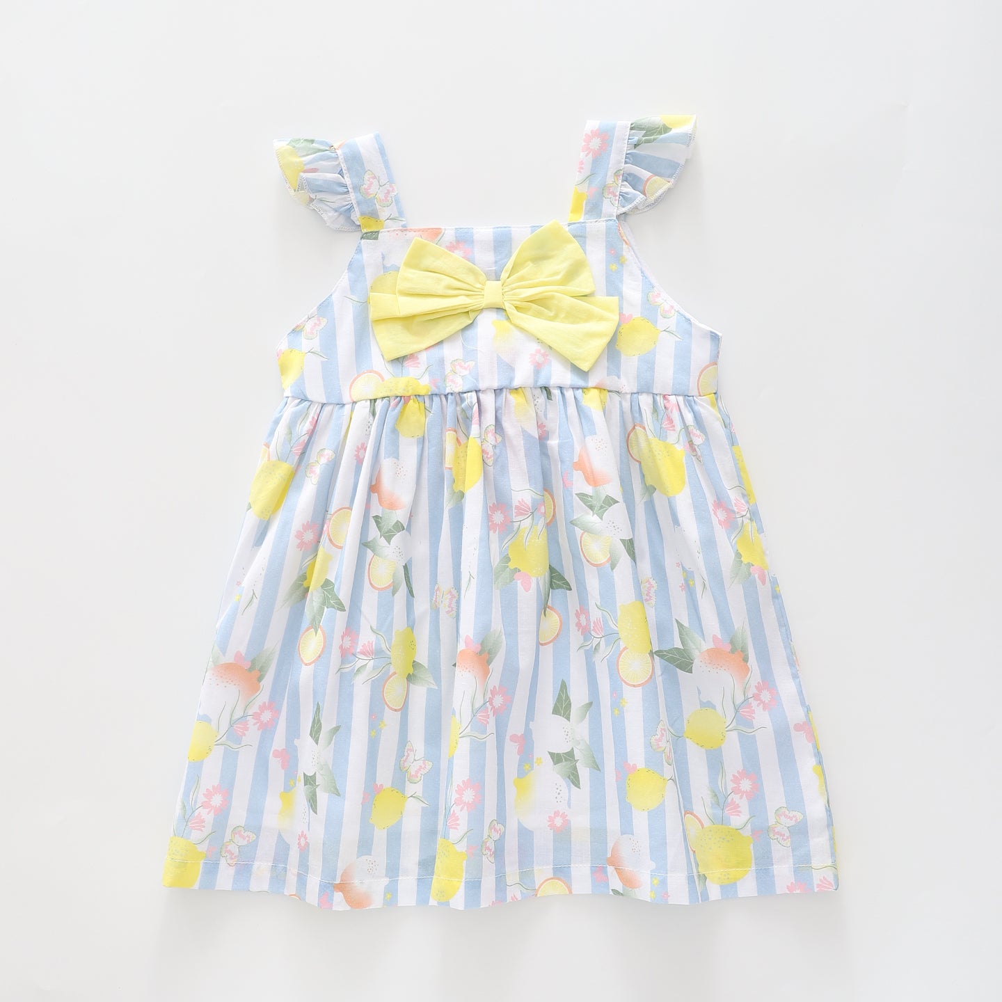 Lemonade Pastel Blue Striped Dress