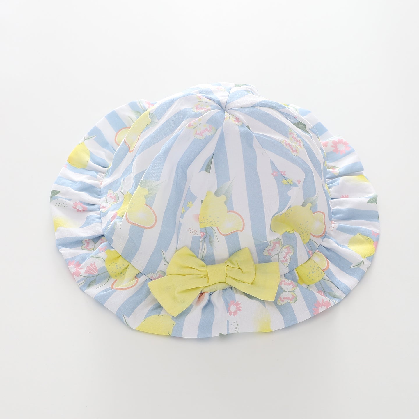 Lemonade Pastel Blue Striped Hat