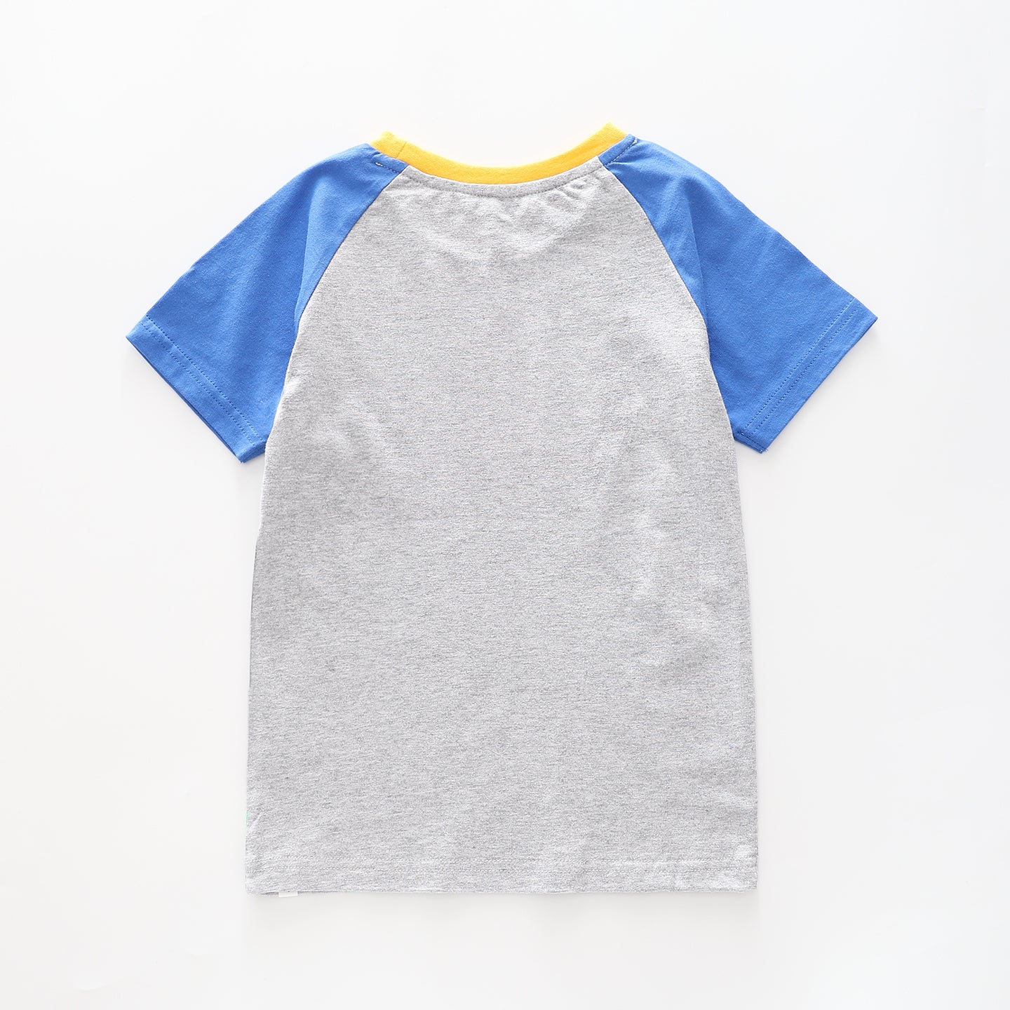 Boy's Blue and Grey T-shirt With Rhinoceros Print