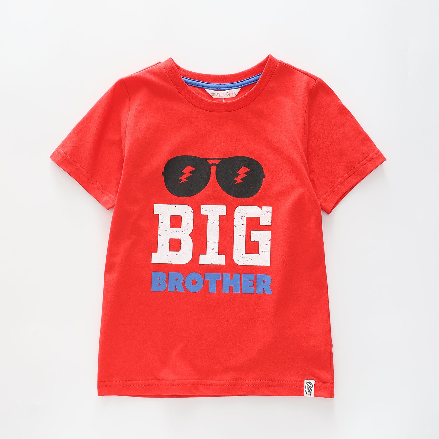 Boy's Red T-shirt With 'Big Brother' Print
