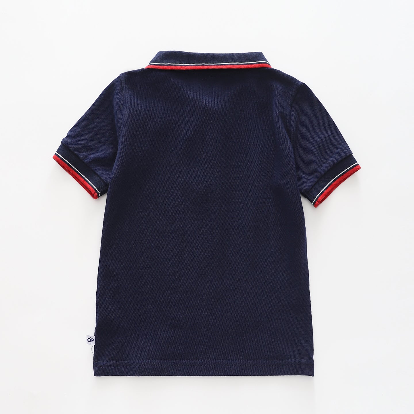 Boy's Navy Blue Polo Shirt With Sailboat Embroidery