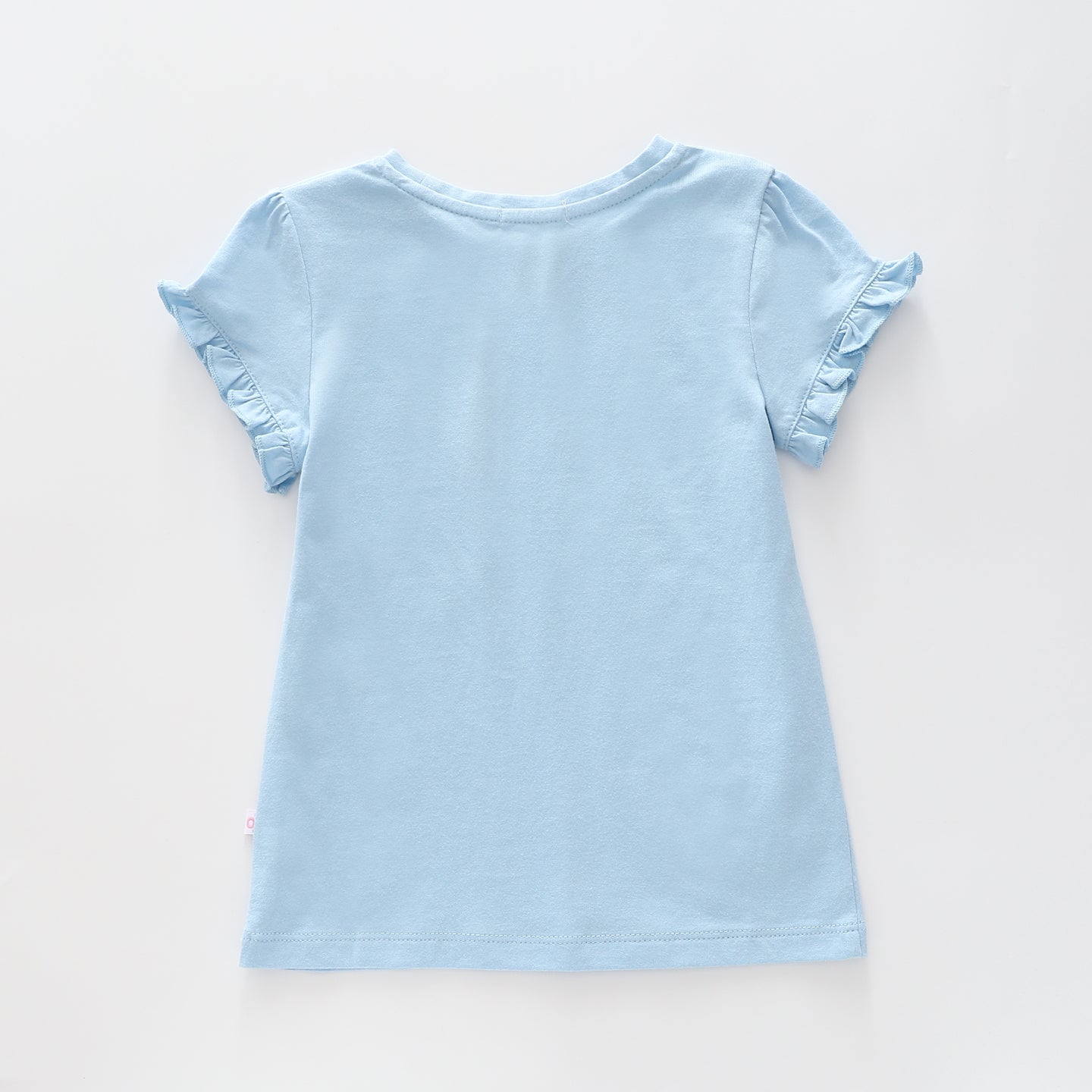 Girl's Pastel Blue Unicorn And Swan T-Shirt