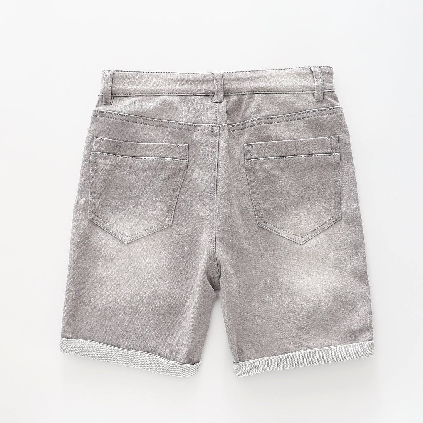 Boy's Grey Jean Shorts