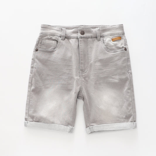 Boy's Grey Jean Shorts