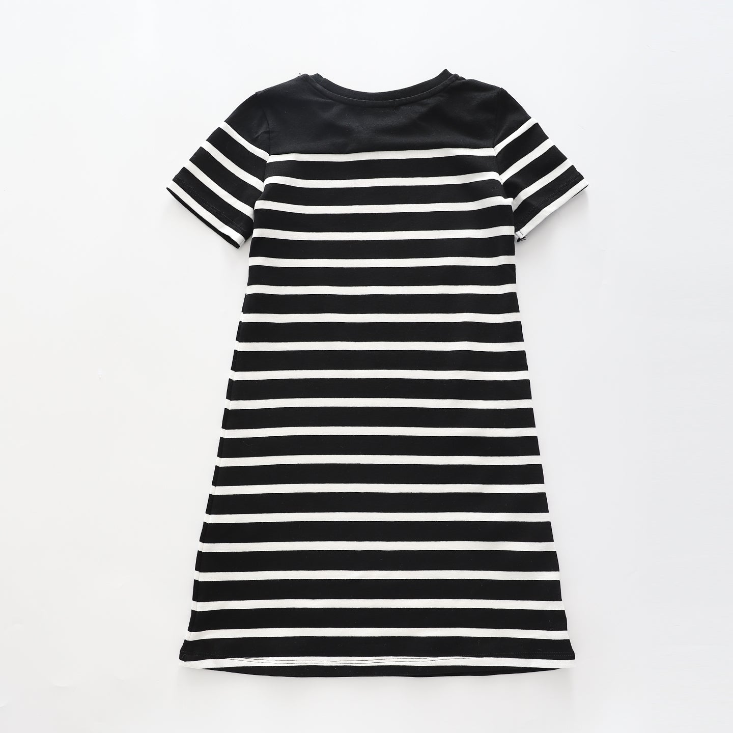 Black and White Stripe, Older Girls Dress