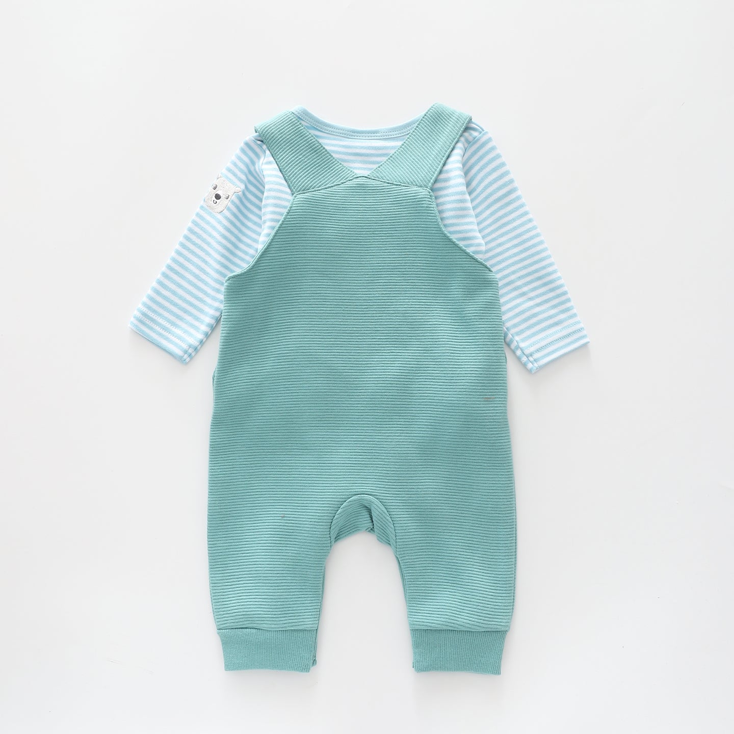 Fox and Friends, Baby Boys Overalls Set