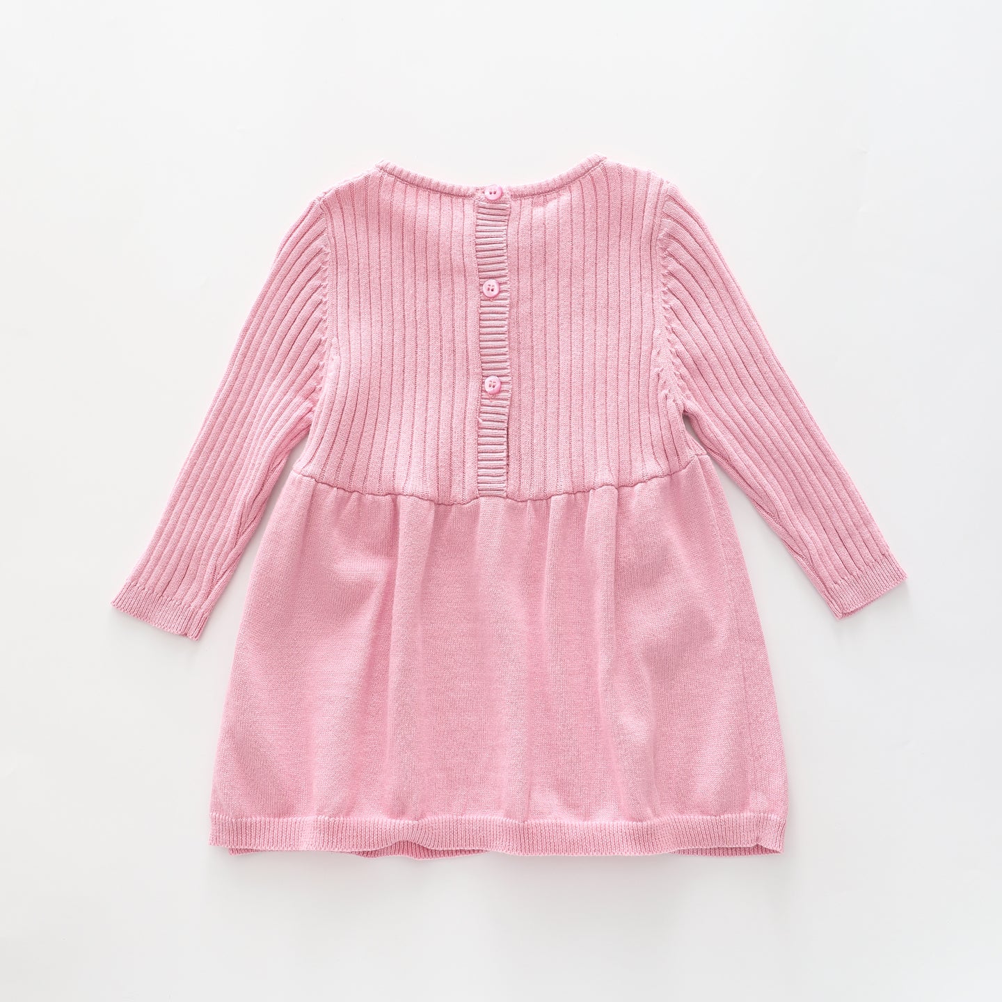 Cotton-tail, Baby Girl Pink Knit Dress