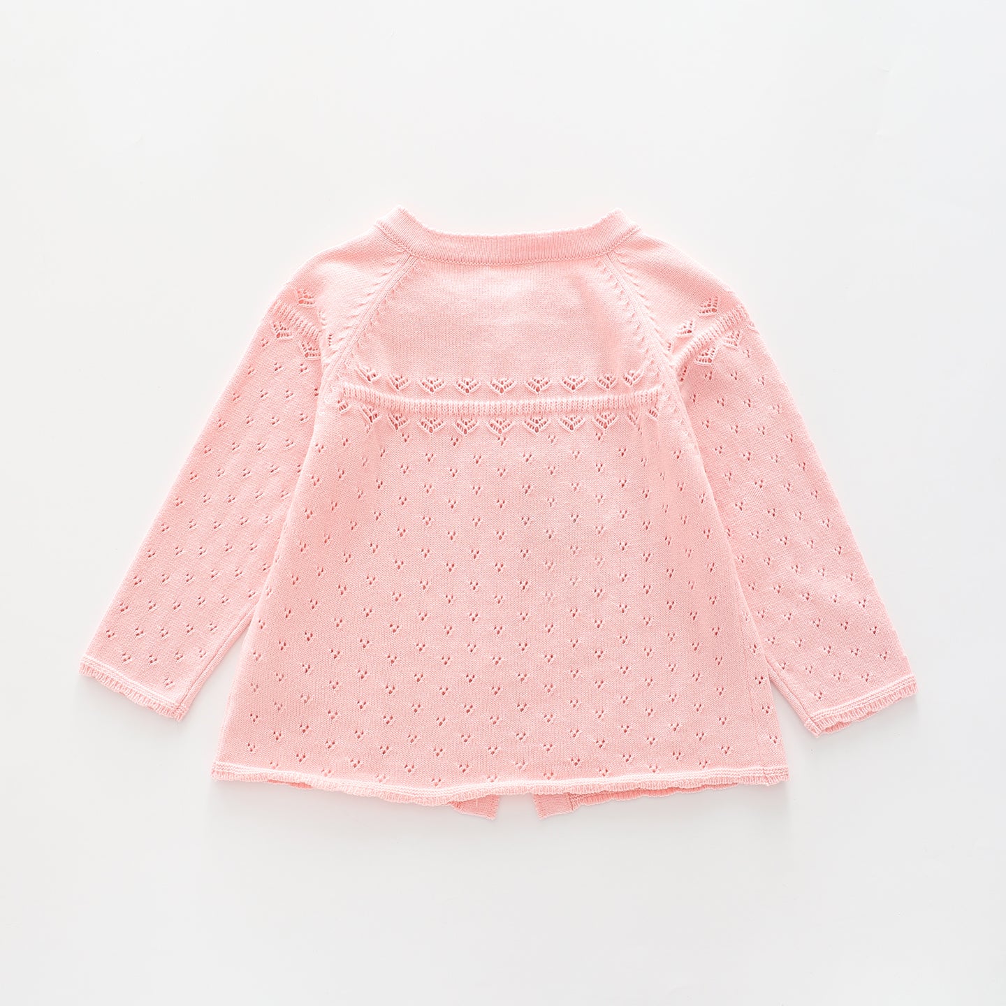 Peach Rose, Baby Girl Knit Cardigan