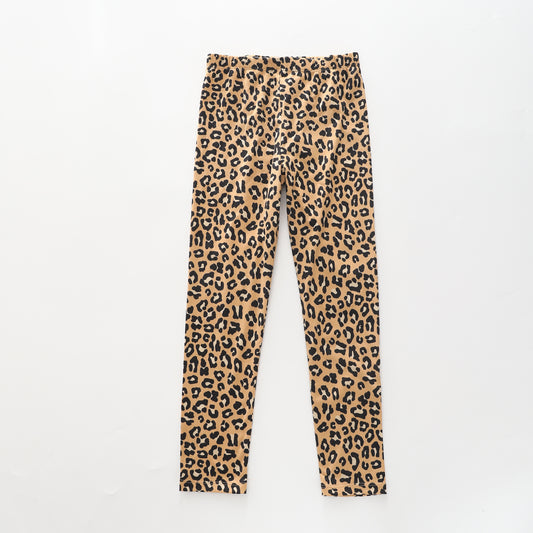 Leopard Print, Older Girls Leggings