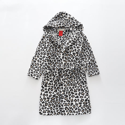 Plush Leopard, Girls Dressing Gown