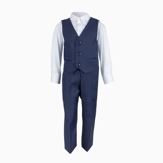 Boys' Formal Navy Suit, 3 Piece Set (size 6 months to 7 years)