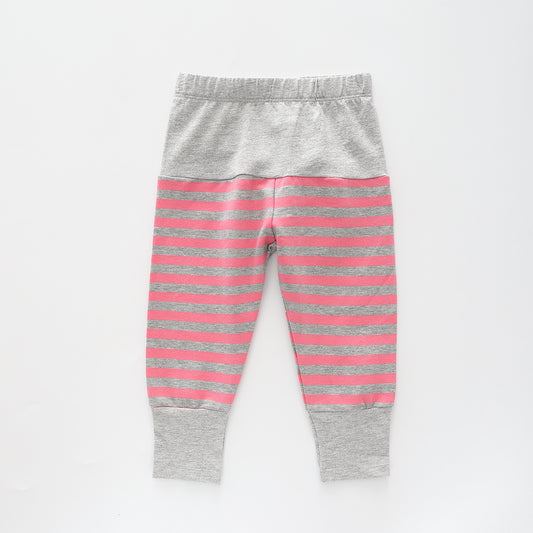 Pink Stripe, Infant Girls Joggers