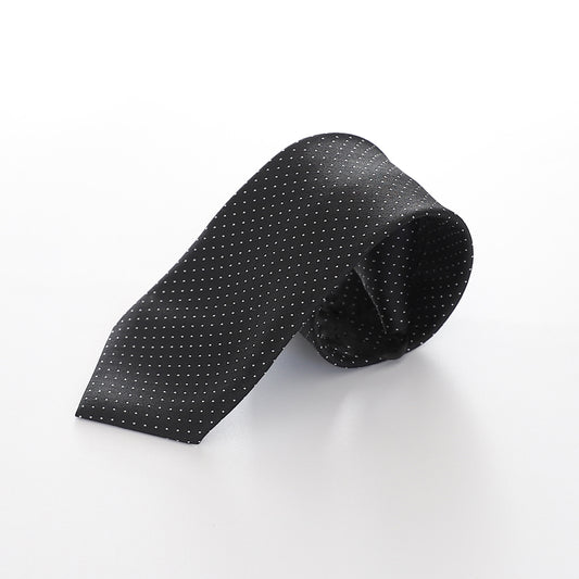 Boys' Patterned Neck Tie - Black and White
