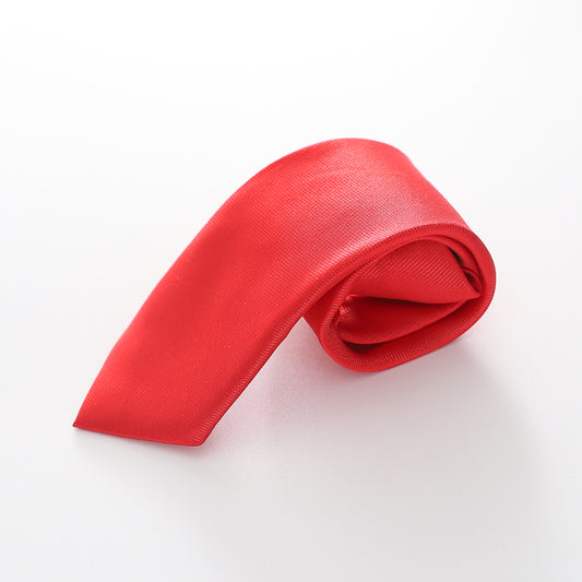 Boys' Formal Neck Tie - Bright Red